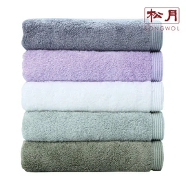 Songwol Towel Songwol Towel Natural Bamboo Hotel Towel Mamonde Bamboo 190G 10 Sheets, Gray / 송월타올 송월타월 천연대나무 호텔수건 마몽드 뱀부190G 10장, 그레이