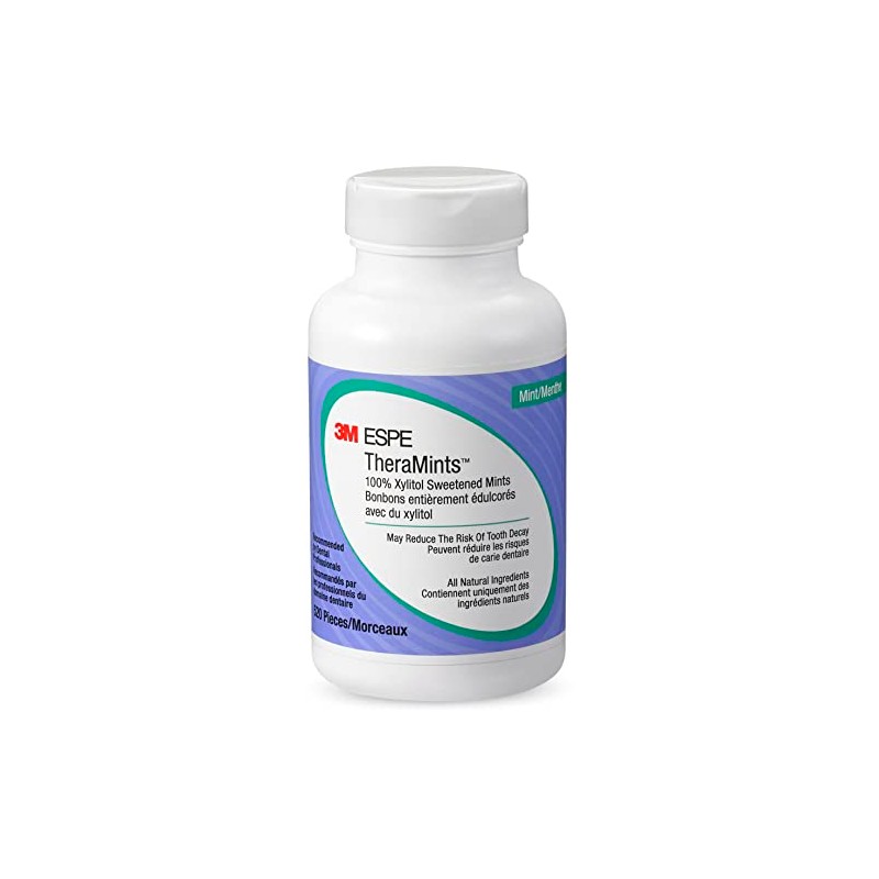 3M Medical TheraMints 100% Xylitol Sweetened Mints, Mint Flavor, 520