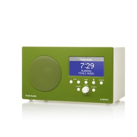 Tivoli Audio Albergo Clock Radio with Bluetooth, Gloss Green/White (OOS)