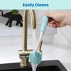 JVL Pro Clean Anti-Bac Rubber Dish Brush with Extra Bristles