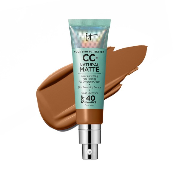 IT Cosmetics CC+ Cream Natural Matte Foundation with SPF 40