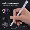 SMOOTHERPRO Coloured Gel Pens | 0.5mm Fine Point Rollerball Pens