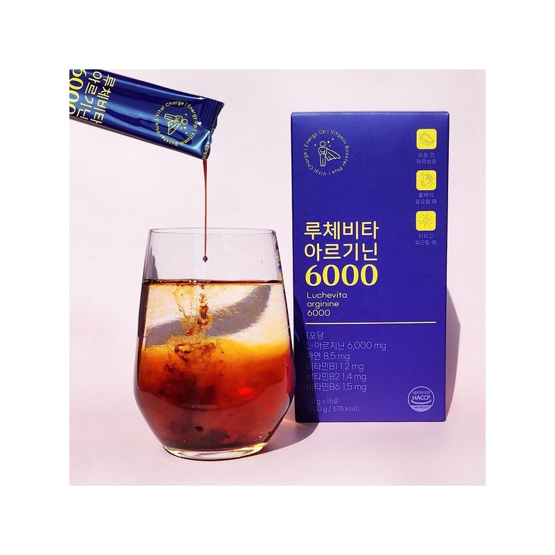 Luce Medi 아르기닌 6000 15포 타우린 아연 피로회복 아르지닌 헬스