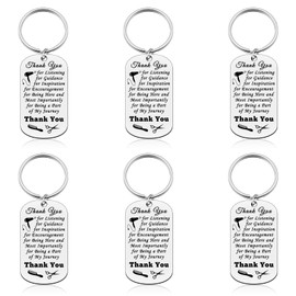 6 Pcs Best Hairdresser Keychain Thank You Gift Keychain Hairstylist Gift Hair Stylist Appreciation Gifts New Salon Owner Gift Cosmetology Graduation Gift Cosmetologist Gift Hair Salon Decor Keychain