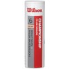 Wilson Badminton-Ball, Championship Shuttlecocks, 6-er Dose, 79 Grains, Weiß, Kunststoff/Naturkork,