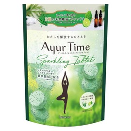 Barscreen Ayurtime Barscreen アーユルタイム Sparkling Tablet Lemongrass Bergamot Fragrance 200g Bicarbonate Bath Salt, 1 Piece, 1g / 바스크린 아유르타임 바스크린 アーユルタイム 스파클링 타블렛 레몬그라스 베르가못 향 200g 중탄산 입욕제, 1개, 1g