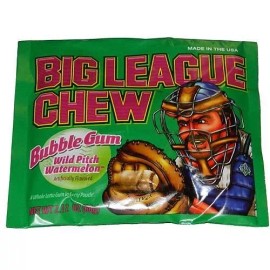 Big League Chew Watermelon Chewing Gum 12 Pouches Free Shipping