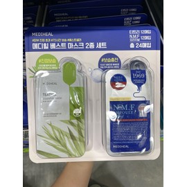 Tea Tree Mask 12 Sheets NMF 12 Sheets NMF Mediheal Pack / 티트리 마스크 12매 엔엠에프 12매 NMF 메디힐 팩