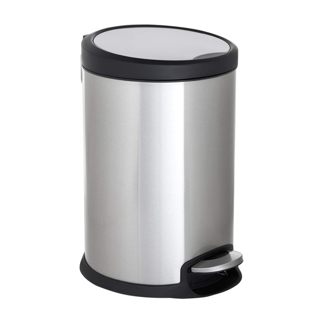 ToiletTree Products Stainless Steel Trash Can, 12 Liter