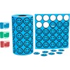 Carewon 2500 Bingo Chips, Blue (1 of 3 Colors), 3/4",