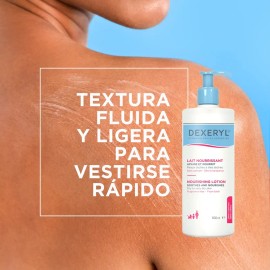Loción Nutritiva Dexeryl Crema Hidratante Corporal para Piel Seca a Muy Seca Crema em Locion de Textura Ligera para Hidratación Diária Rostro y Cuerpo