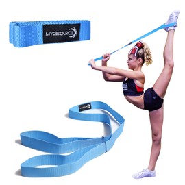 Cheerleading Flexibility Stunt Strap for Stretching - 5 Colors Available from Myosource (Blue)