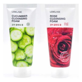 Espuma Jabon Coreana_ Pepino  Rosa_ Limpieza Profunda (4pz) Todo Tipo De Piel Danoche                                                                 
