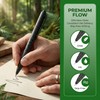 Green Mila Ballpoint Pens, 1.0mm Medium Point Black Ink, Smooth