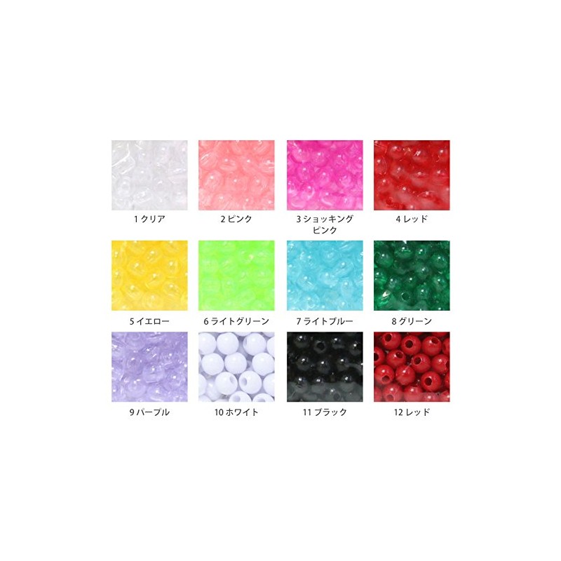 Of Round Beads Pack of 200 st8 mm Red Clear