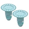 Shower Floor Drain Backflow Preventer Valve Sewer Core Drainage Insert
