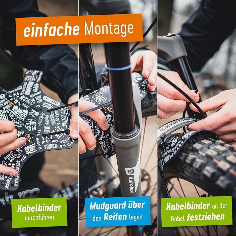 Riesel Design Mudguard MTB Mudguard Mud: PE Trail & Enduro