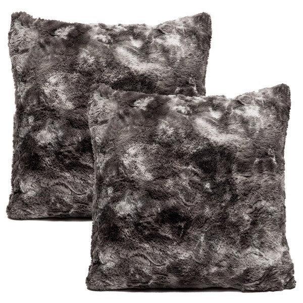 Chanasya Super Soft Fuzzy Faux Fur Cozy Warm Fluffy Dark