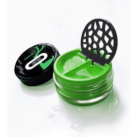 Lensbix Contact lens case. The perfect gift for lens wearers. The innovative way of storage. Cappuccino biker (cappuccino)