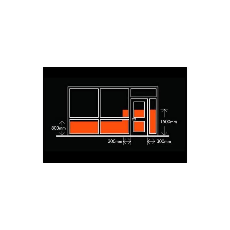 CLEAR 175 MICRON SAFETY SECURITY - WINDOW TINTING TINT FILM