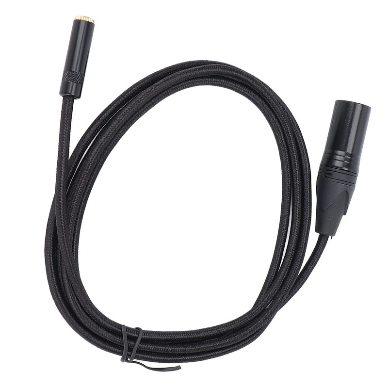 3.5mm Female to 3 Pin XLR Male Cable 24K Gold