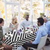 2pack Black and White Gingham Checkered Table Cloth Party,137*274cm Wipe