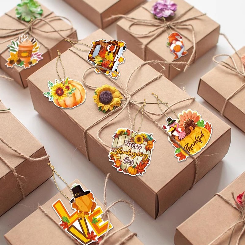 20Pack Thanksgiving Turkey Hanging Decorations, Cute Turkey Ceiling Hanging Streamers