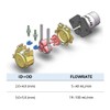 INTLLAB 4pcs/Pack 12V DC DIY Peristaltic Liquid Pump Dosing Pump