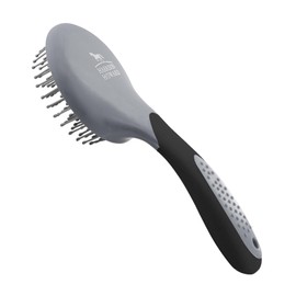 Harrison Howard Horse Mane and Tail Brush Horse Professional Grooming Brush Equestrian Detangler Non-Slip Brush Black