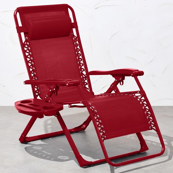 Best Choice Products Adjustable Zero Gravity Chair, Monochromatic Color Folding
