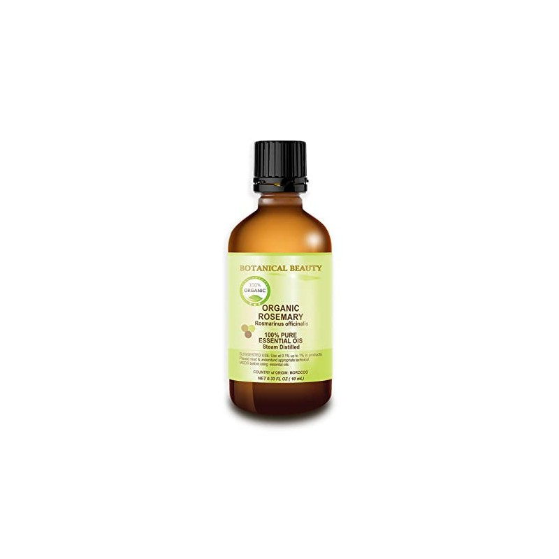 Organic ROSEMARY Essential Oil. 100% Pure Therapeutic Grade, Premium Quality,