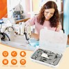 15Pcs Sewing Machine Presser Feet Set Multifunctional Spare Parts Accessories