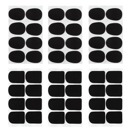 RTRTGS Pack of 48 Bite Rubber Clarinet, Saxophone Mouthpiece Patches, Mouthpiece Cushions, Tenor Saxophone, Alto Saxophone, Mouthpiece Protection Bite Plate