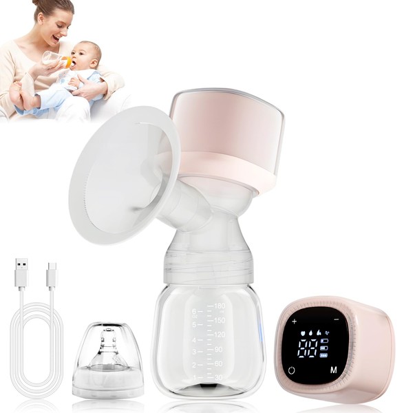 Bwaliffury Electric Breast Pump, Electric Breast Pump, Portable, Rechargeable Breast