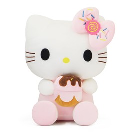 Cute Strawberry Kitty Plush Toy – Soft Cartoon Cat Stuffed Animal for Girls, Kids, and Fans