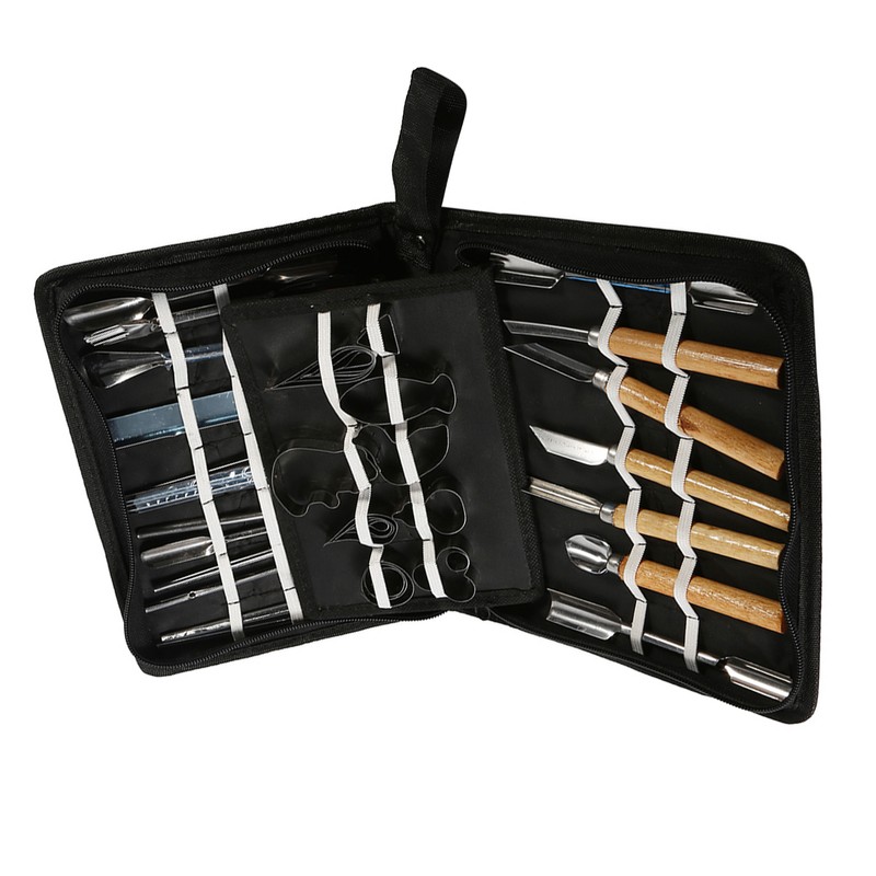 1 Set 46Pcs Carving Tools Kit Portable Vegetable Fruit Food