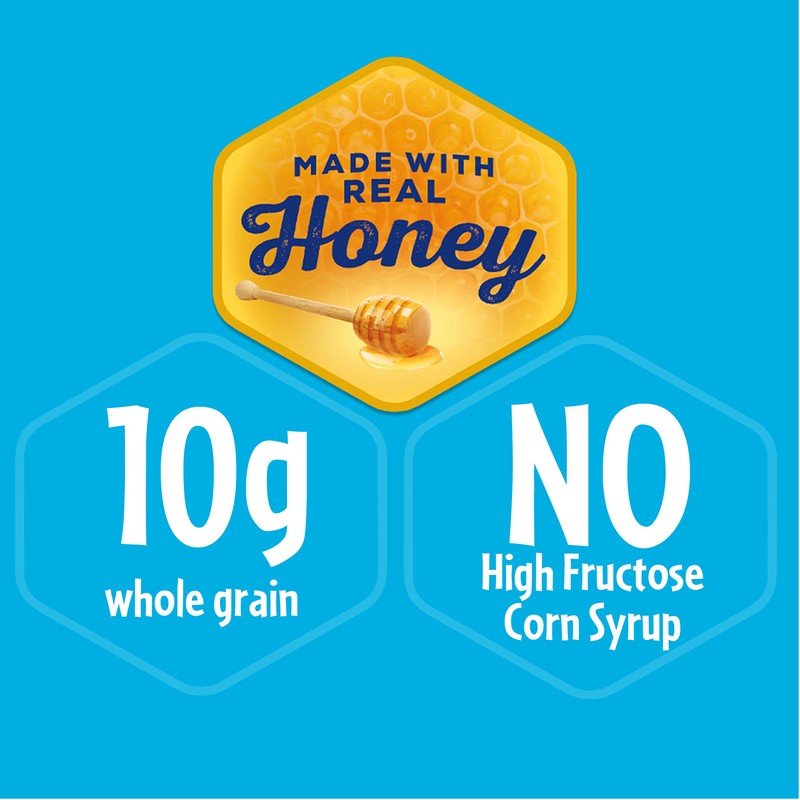 Honey Maid Lil' Squares Honey Graham Crackers, Bulk Lunch Snacks,