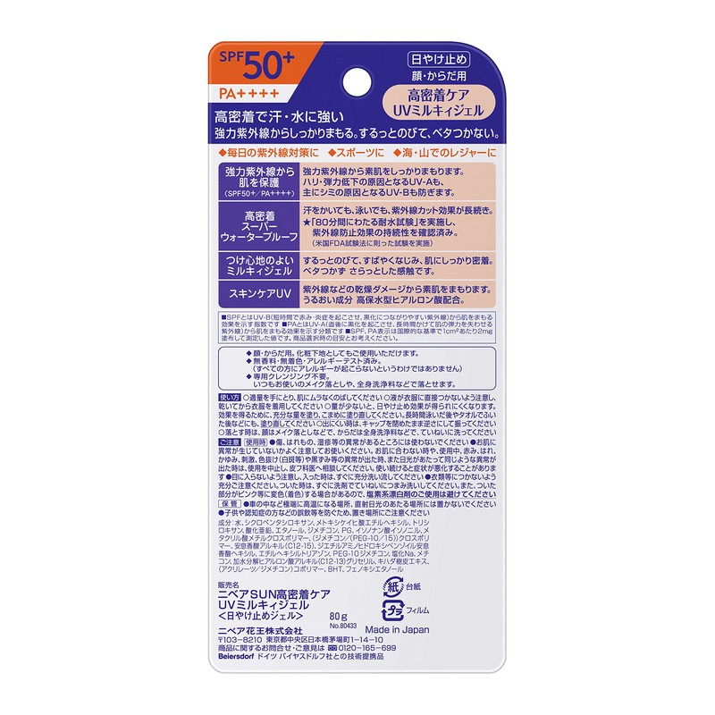 Nivasan High Adherance Care UV Milky Gel 2.8 oz (80