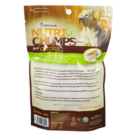 NutriChomps Dog Chews, 2.5-inch Knots, Easy to Digest, Long Lasting, Rawhide-Free Dog Treats, 8 Count, Real Chicken flavor
