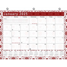2024-2025 Calendar 18 Months Student Calendar/Planner for 3-Ring Binder, Desk, or Wall -v014