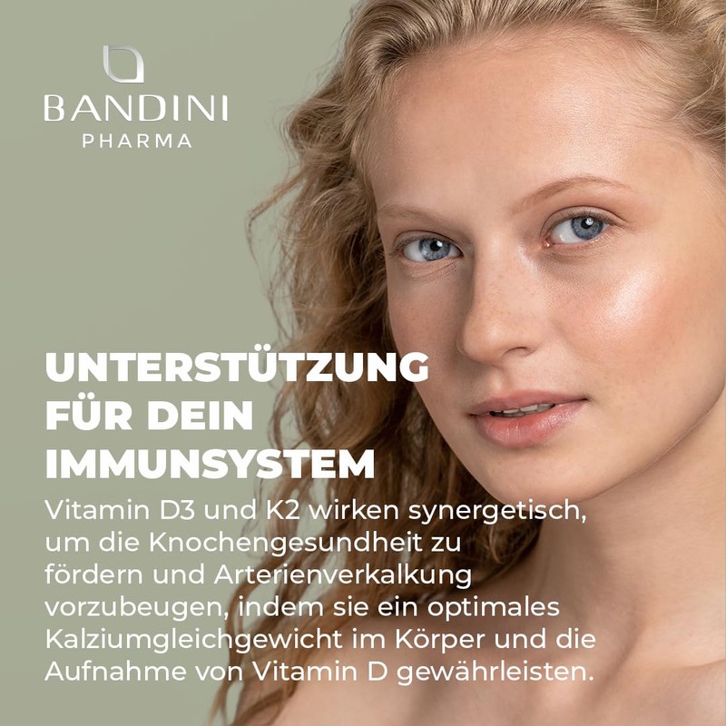 Bandini® Vitamin D3 + K2 Tropfen | Original K2VITAL® 99,7+%
