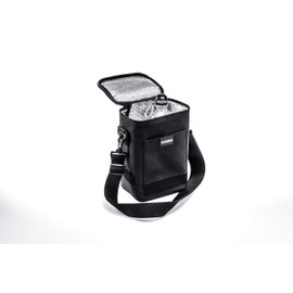 HIIERO® Thermal Bag System Bag 1302 Dimensions: 16 x 25 x 13 cm (W x H x D) I HIIERO I Also Ideal as Outdoor and Leisure Bag, black, Clean