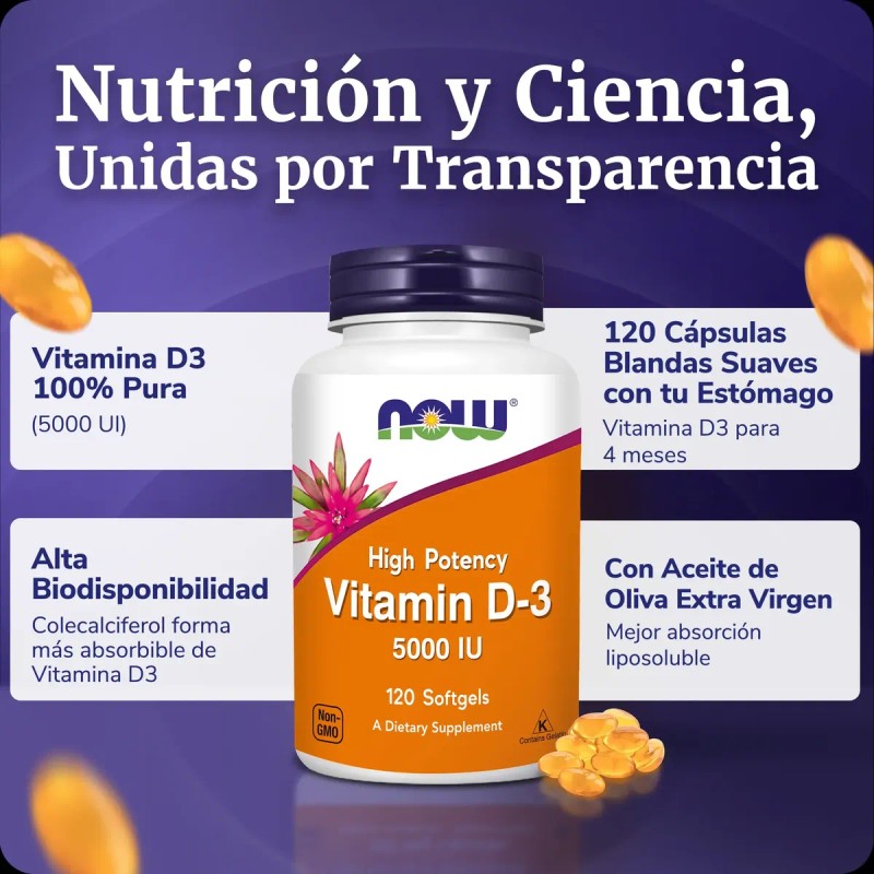 Vitamina 5000 Alta Potencia 120 Caps Blandas
