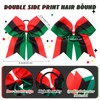 Yuxung 6 Pcs Juneteenth Cheer Bows Cheerleaders Cheerleading Bows Ribbon