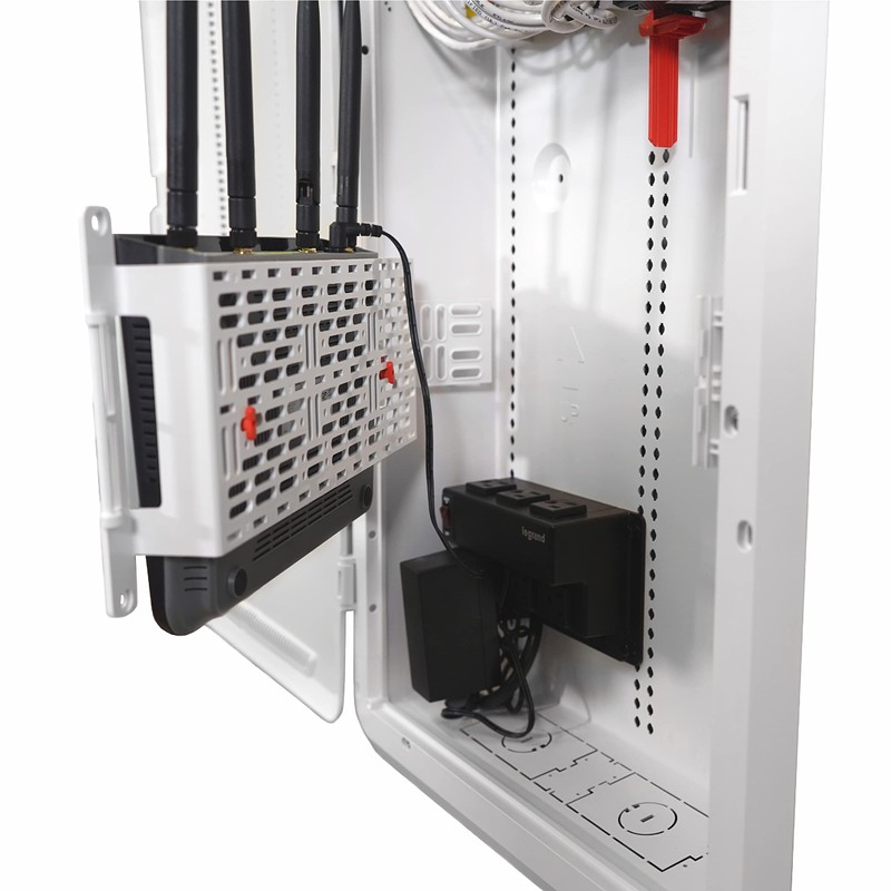 On-Q AC1051-KH-20 Keyhole Post Clips (20 Pack), Red