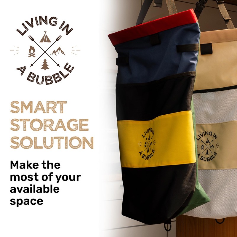 Living in a Bubble Premium Seat Back Organizer Storage for