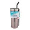Smash Smoothie and Coffee Tumbler with Straw and lid, Blush,
