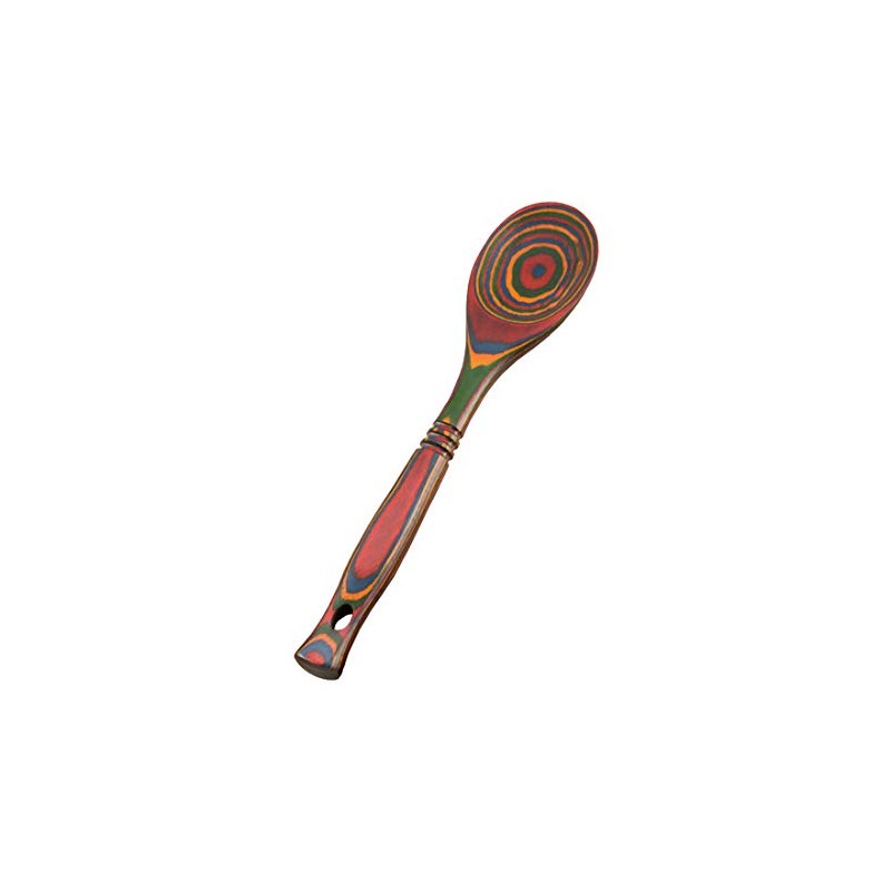 ISLAND BAMBOO Rainbow Pakka Spoon, 1 EA