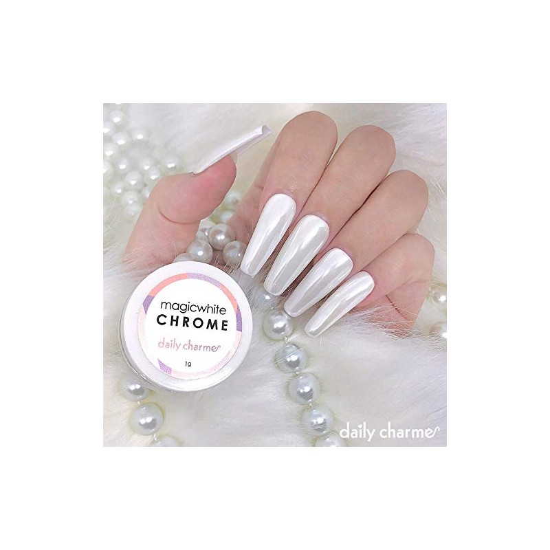 Daily Charme Polvo Blanco Cromado Mágico