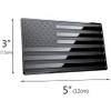 US Black Flag Auto Car Fender Emblem for Cars Trucks
